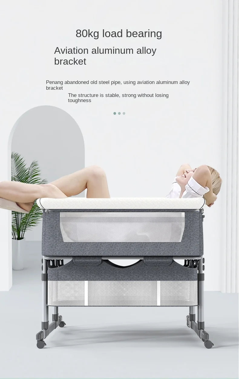 NestEase™ Dual-Level Bedside Cot