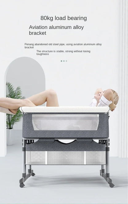 NestEase™ Dual-Level Bedside Cot
