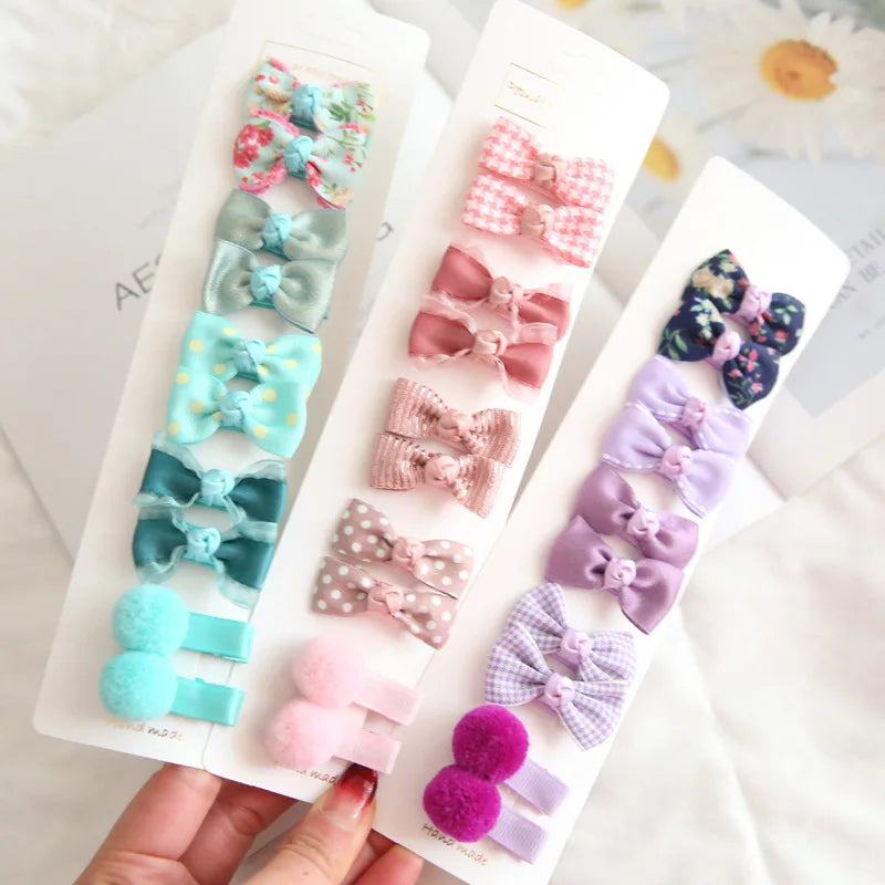 Baby Bow Scrunchie Set