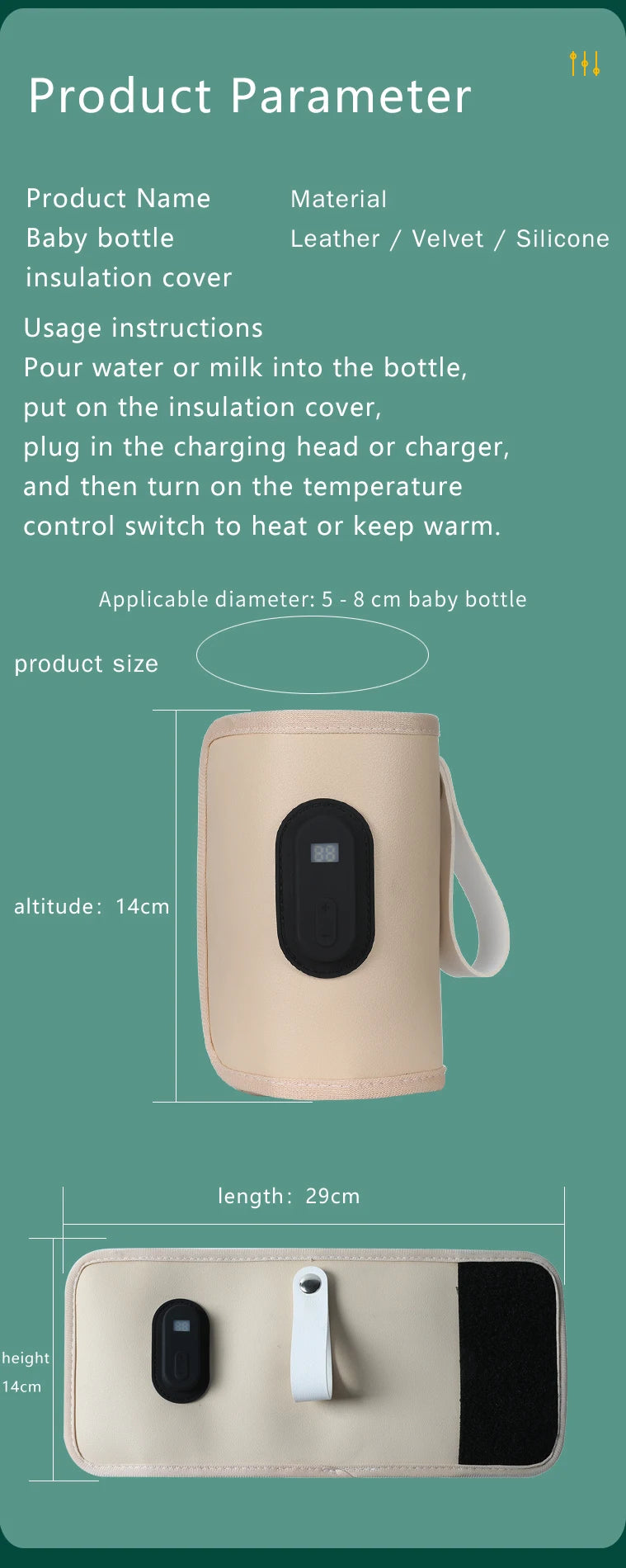 HeatEase™ Portable Baby Bottle Warmer