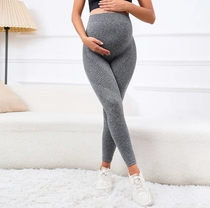 BabyBumpFlex™ High‑Waist Maternity Support Leggings
