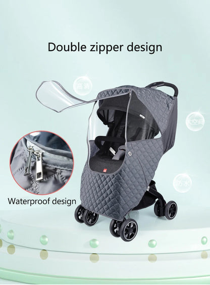 StormShield™ 2-in-1 Stroller Cover