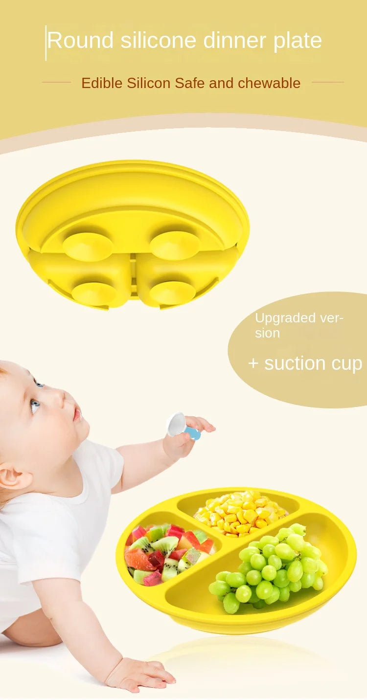 SmilePlate™ Silicone Suction Dining Plate