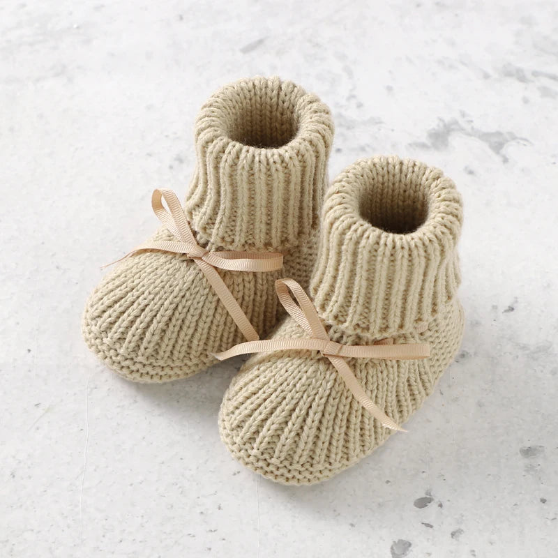 Knitted Newborn Baby Shoes