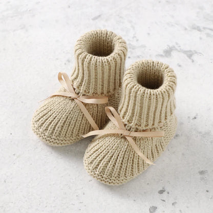 Knitted Newborn Baby Shoes
