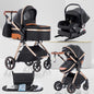 LuxeNest  3-in-1  Baby Strolle