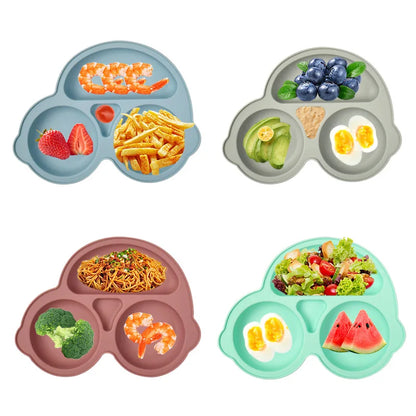 SmilePlate™ Silicone Suction Dining Plate