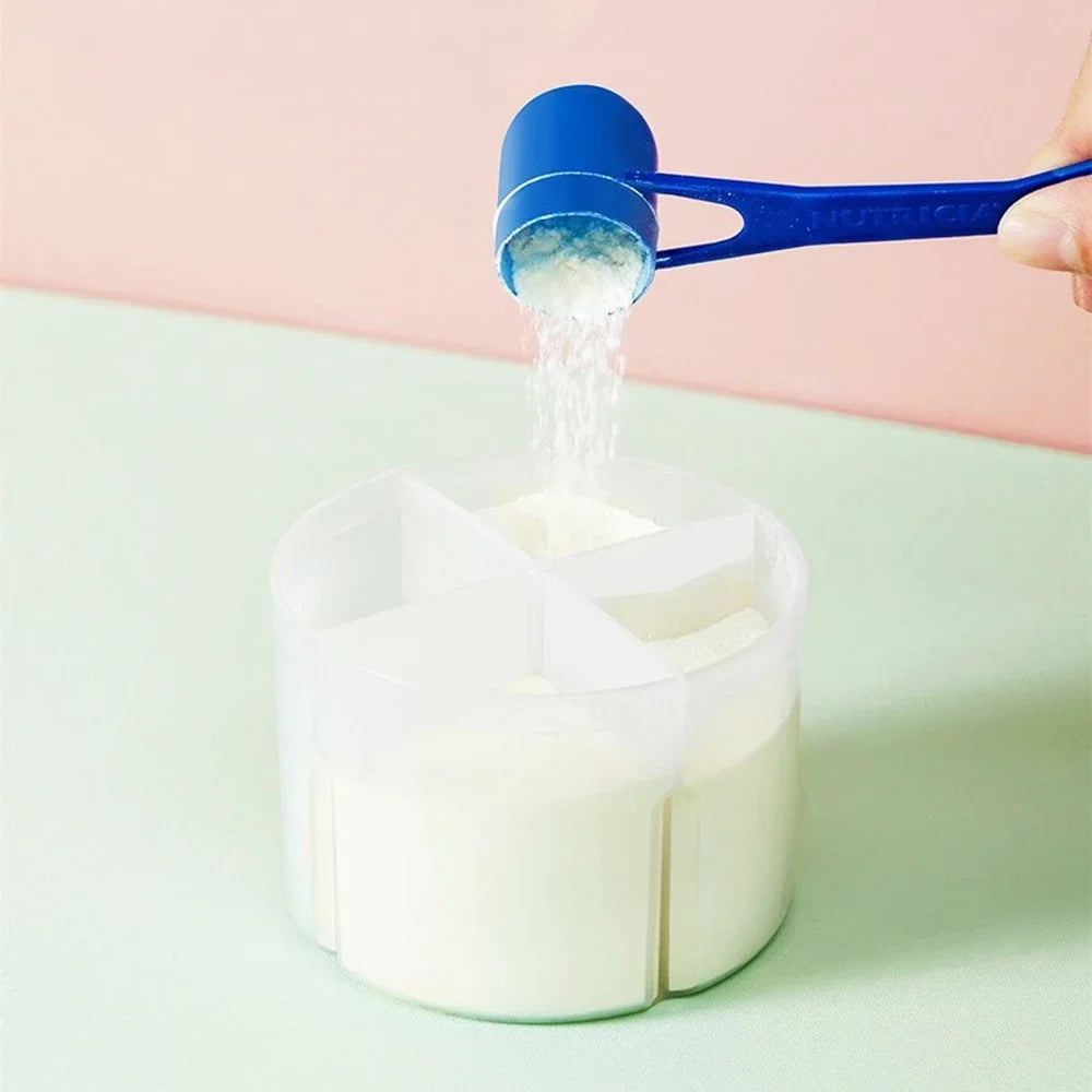 SnackBox™ 4‑Grid Baby Food Storage Container