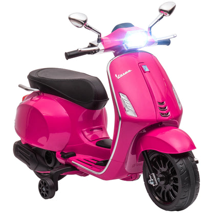 Vespa-Style Electric Ride-On Bike for Kids