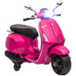 Vespa-Style Electric Ride-On Bike for Kids