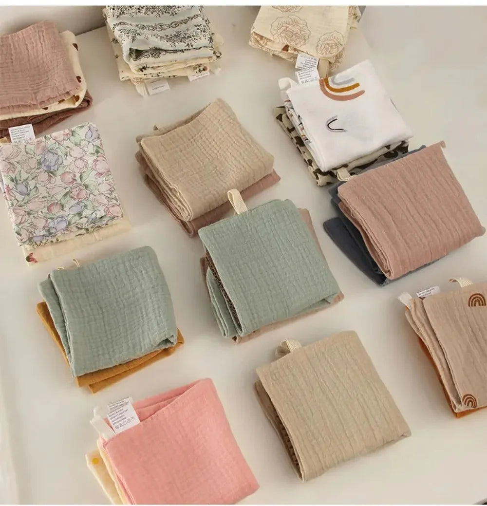 Cotton Baby Washcloth Set