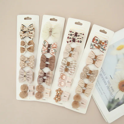 Baby Bow Scrunchie Set