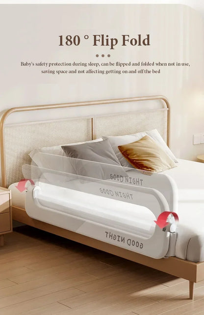 Foldable Baby Bed Guard Rail