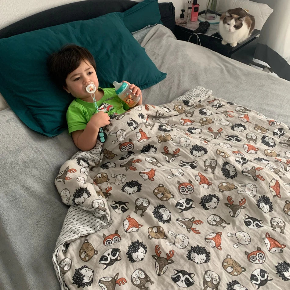 Cotton Muslin Swaddle Blanket