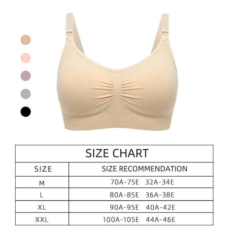 MumSoft™ Seamless Maternity Bra (3‑Pack)