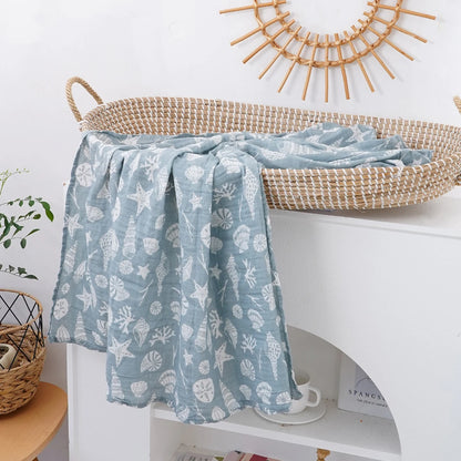 Cotton Muslin Swaddle Blanket