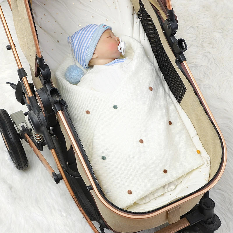 Knit Baby Blanket (90x70cm)