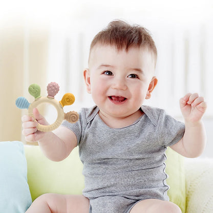 Silicone Sensory Ring Teether