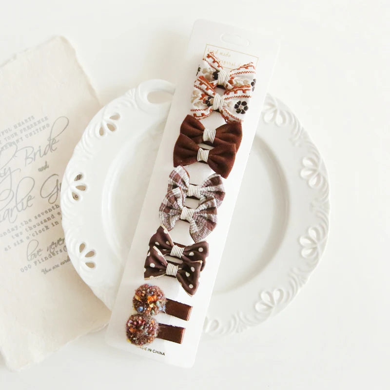 Baby Bow Scrunchie Set