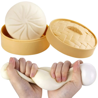 Colorful Dumpling Squishy Toy