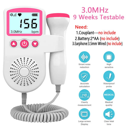 Home Fetal Doppler Heart Monitor