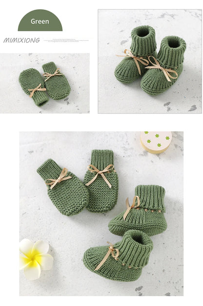Knitted Newborn Baby Shoes