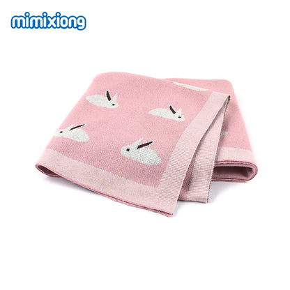 Cotton Knitted Swaddle Blanket