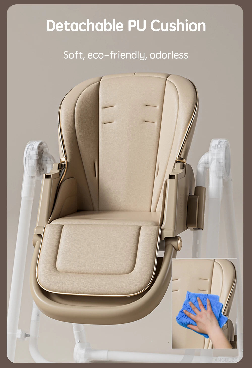 PANGDUBE 2-in-1 Baby High Chair Rocker
