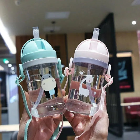 SipBuddy™ Leak‑Proof Straw Bottle (350ml)