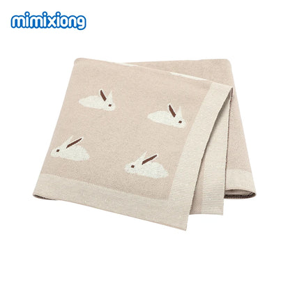 Cotton Knitted Swaddle Blanket