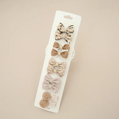 Baby Bow Scrunchie Set