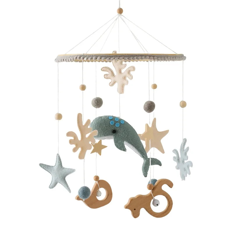 Baby Wooden Bed Bell Bracket Mobile