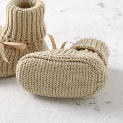 Knitted Newborn Baby Shoes