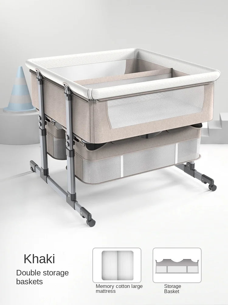 NestEase™ Dual-Level Bedside Cot