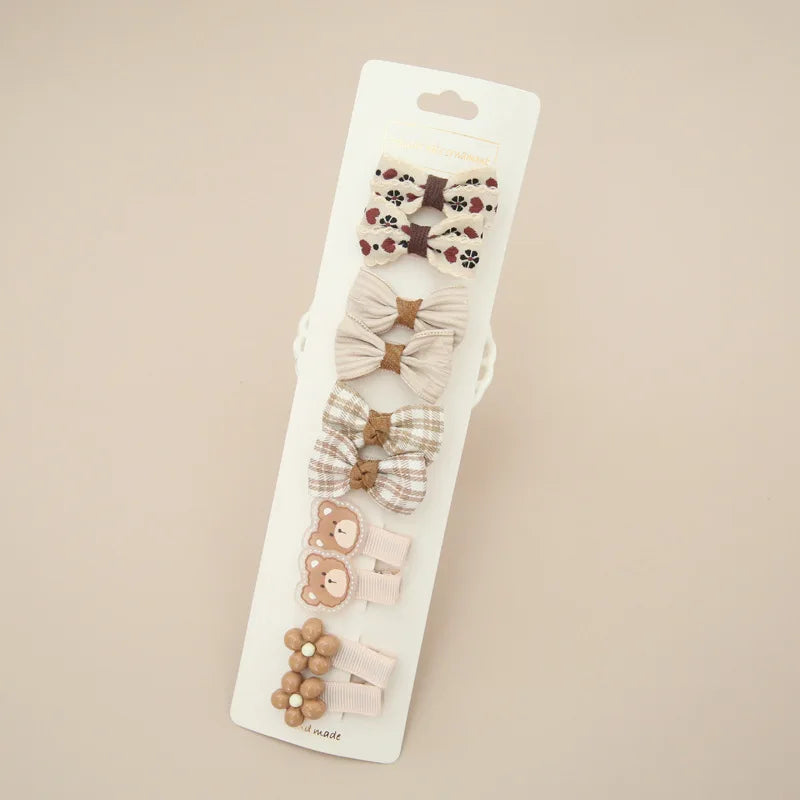 Baby Bow Scrunchie Set