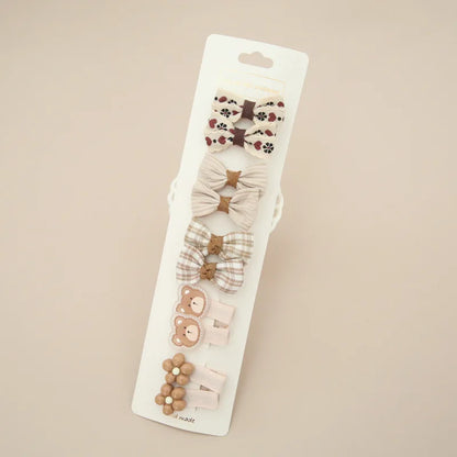 Baby Bow Scrunchie Set