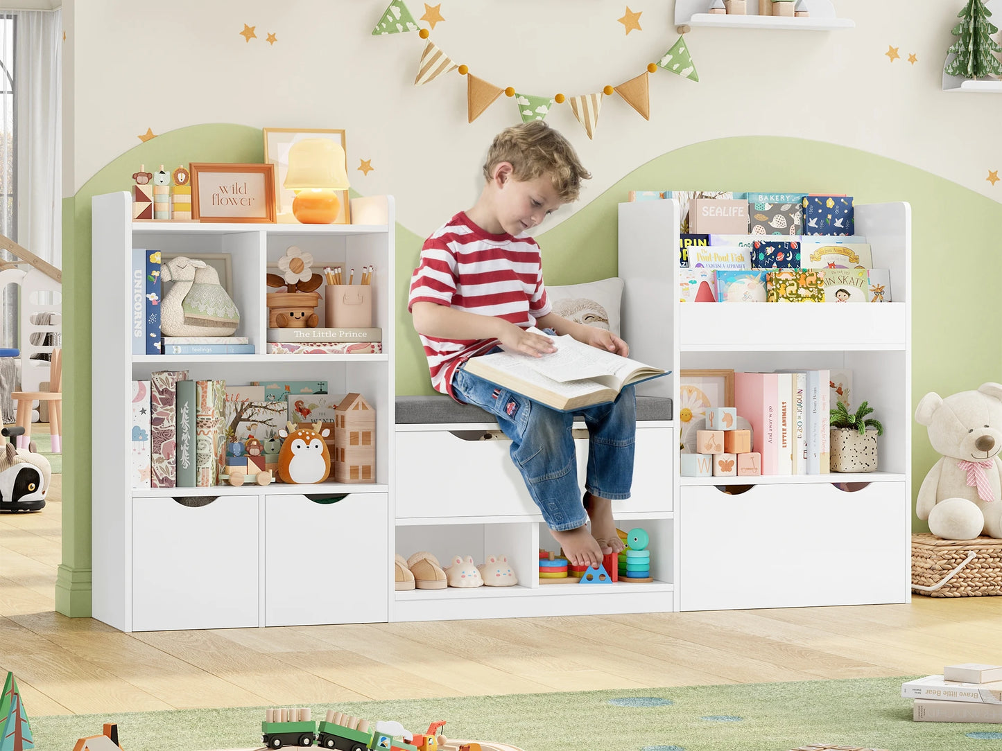 Children’s Toy Storage Bookcase