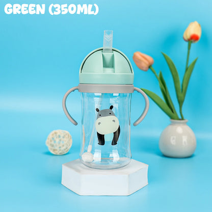 SipBuddy™ Leak‑Proof Straw Bottle (350ml)