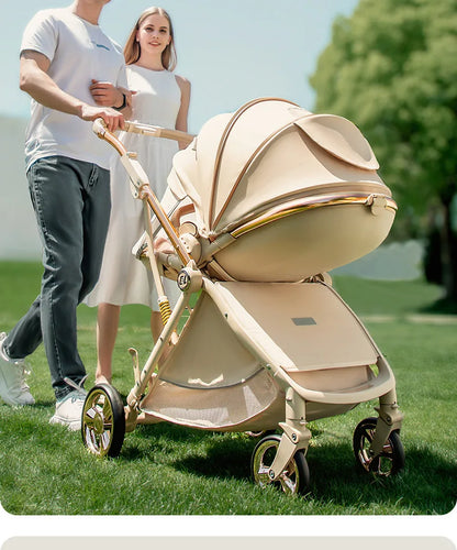 CloudWalker – Premium Leather Baby Stroller