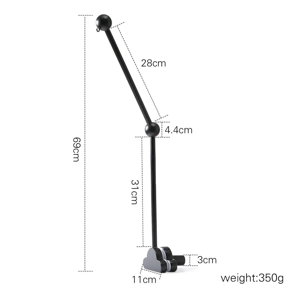 Baby Wooden Bed Bell Bracket Mobile