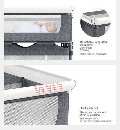 NestEase™ Dual-Level Bedside Cot