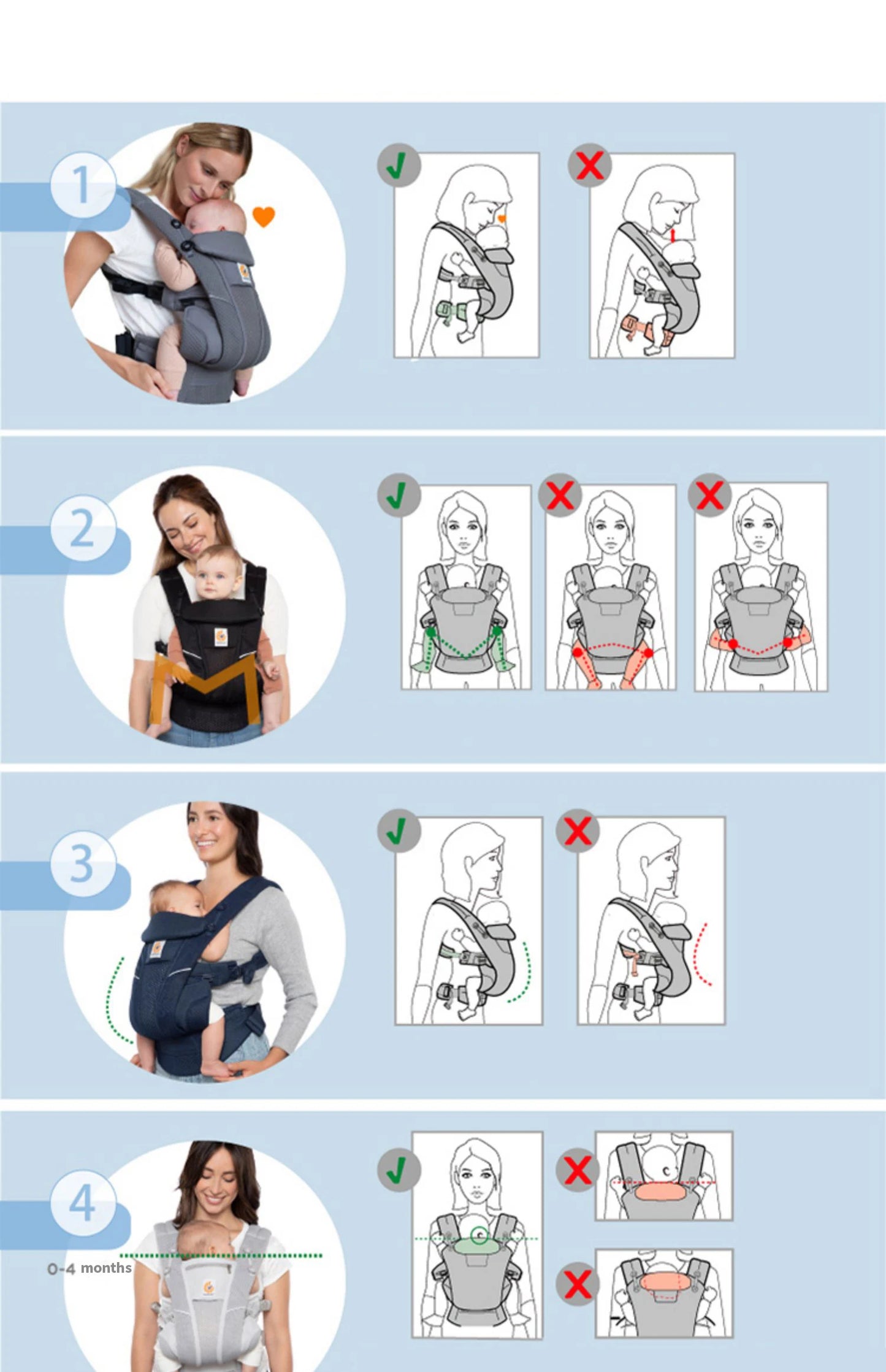 Breathable Mesh Baby Carrier