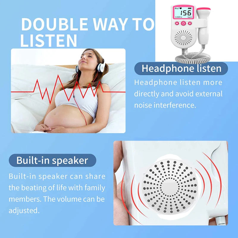 Home Fetal Doppler Heart Monitor