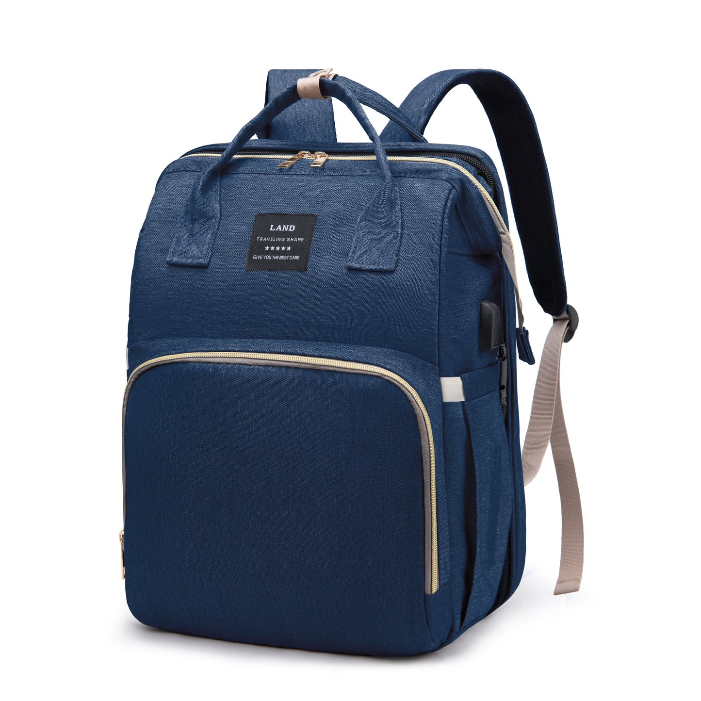 Mommy Bag with Folding Baby Bed