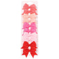 Handmade Ribbon Bow Clip Set