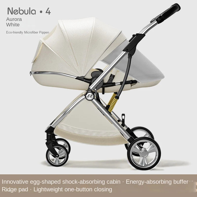 CloudWalker – Premium Leather Baby Stroller
