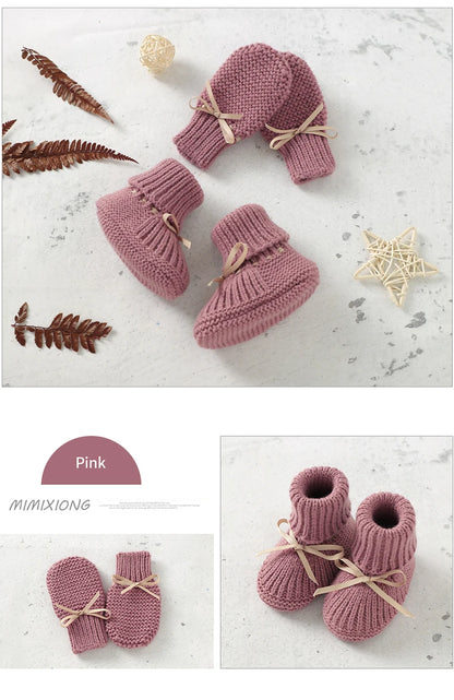 Knitted Newborn Baby Shoes