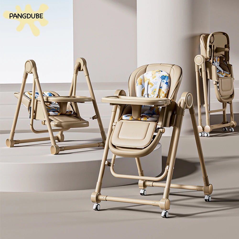 PANGDUBE 2-in-1 Baby High Chair Rocker