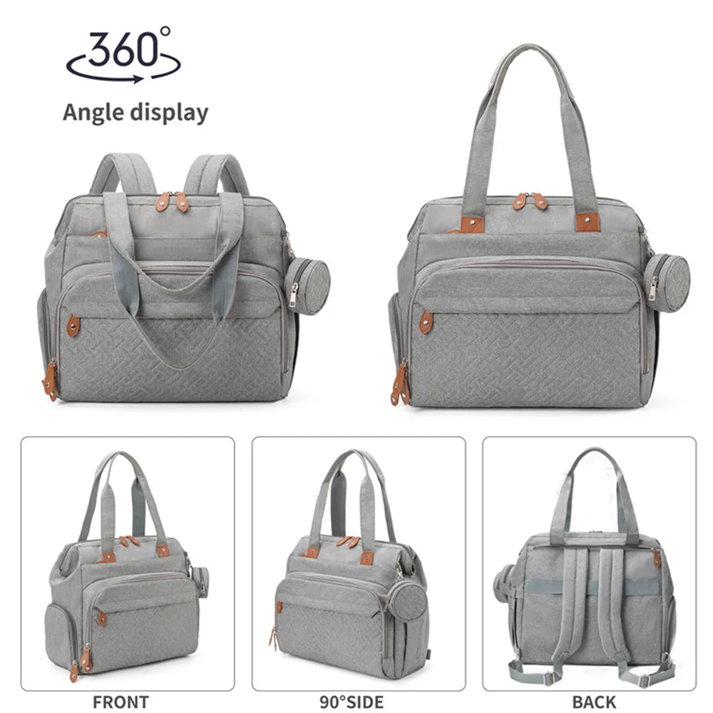 PANGDUBE Large Capacity Diaper Backpack