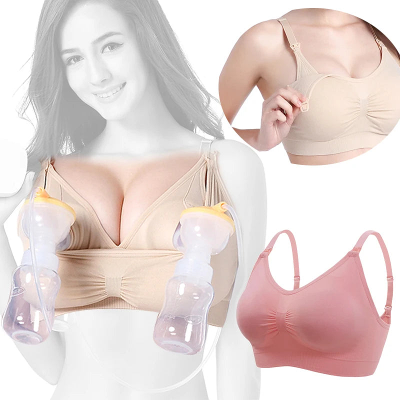PumpEase™ Hands‑Free Nursing Bra